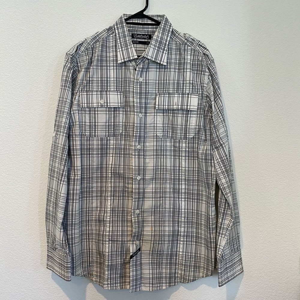 Ecko Unltd Men’s Plaid Multicolor Long Sleeve